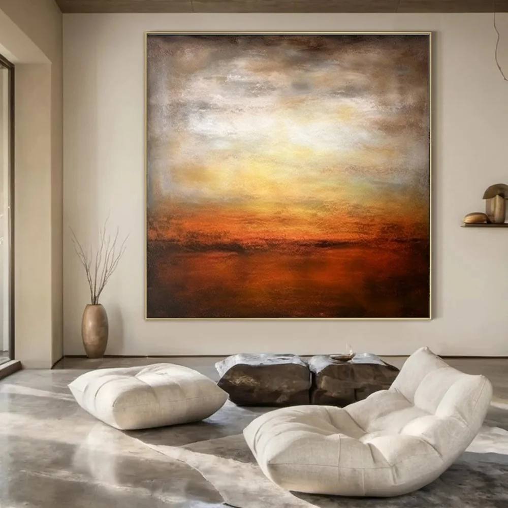 Hues Beachfront Romantic - handmade oil painting for collection